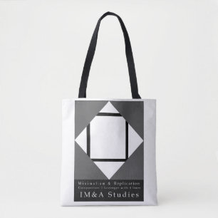 Tote Bag Carré Lozengs Minimalisme Réplication Fourre-tout