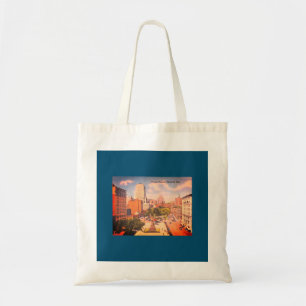 Tote Bag Carré vintage Victoria, Montréal, Québec, Canada