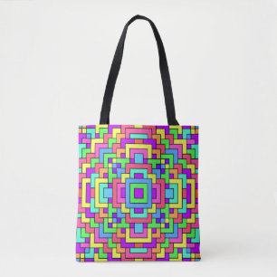Tote Bag Carreaux colorés