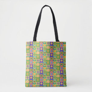 Tote Bag Carreaux colorés