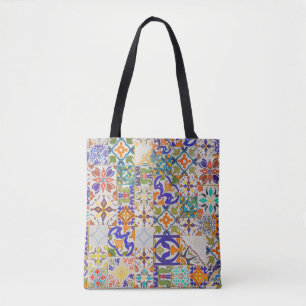 Tote Bag Carreaux de faïence vintage motif cadeau Portugal