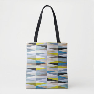 Tote Bag Carreaux de sol en diamant coloré Texture