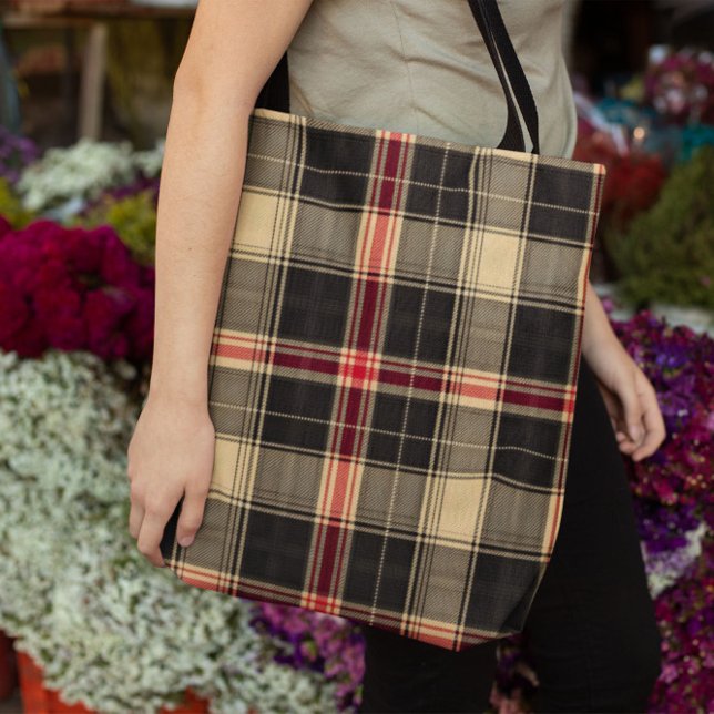 Tote Bag Carreaux noirs  (Créateur téléchargé)