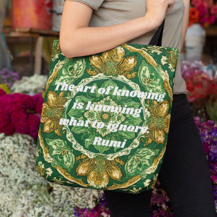 Tote Bag Carrelage Vintage personnalisé Nowruz Perse Nouvel