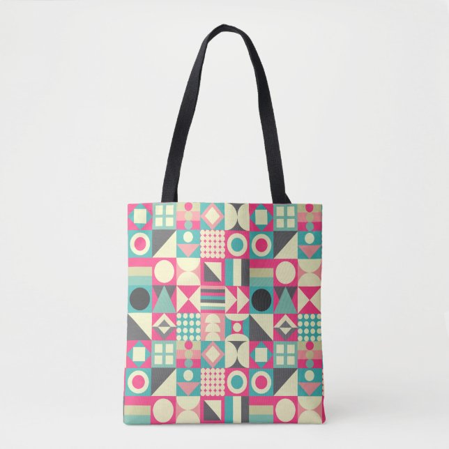 Tote Bag Carrés Abstraits 110419 (Devant)