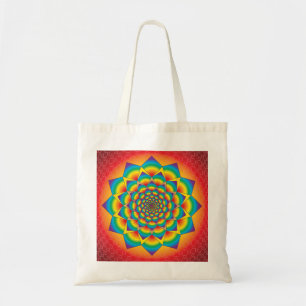 TOTE BAG CARRÉS DE TOURBILLONNEMENT - MANDALA
