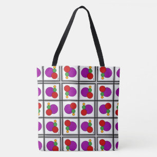 Tote Bag Carrés et cercles Abstraits