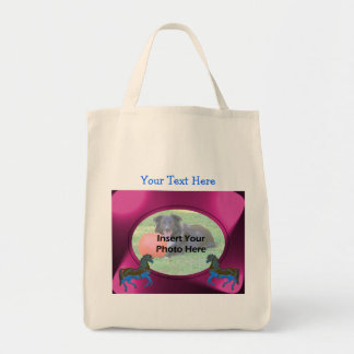 Tote Bag Carrousel coloré Chevaux Design Photo