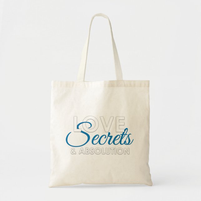 Tote Bag Cartable d'amour, de secrets, et d'absolution (Devant)