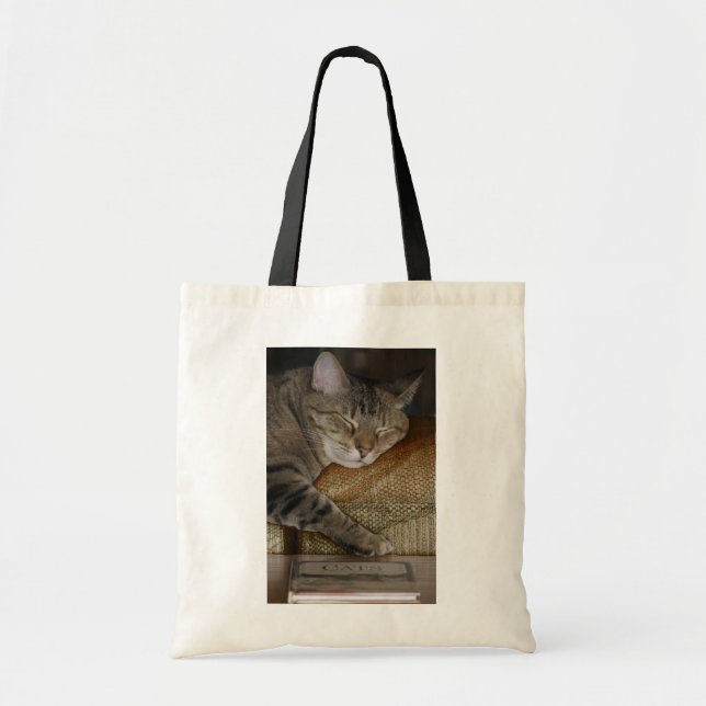 Tote Bag Cartable somnolent de Kitty (Devant)