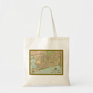 Tote Bag Carte ancienne de Venice Floride