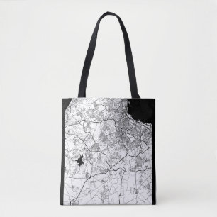 Tote Bag Carte d'Alger Algérie