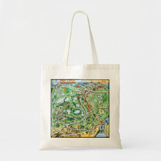 Tote Bag Carte de bande dessinée d'Orlando la Floride