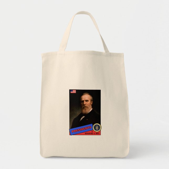 Tote Bag Carte de baseball de Rutherford B. Hayes (Devant)