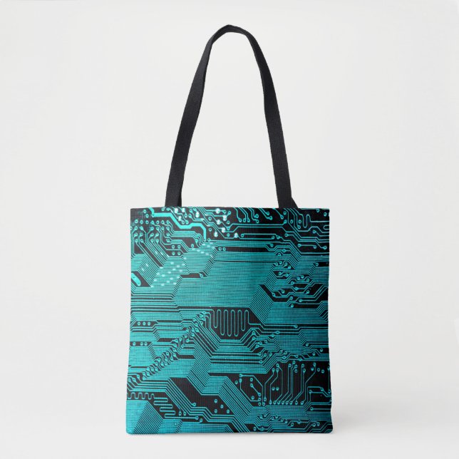Tote Bag Carte de circuit. Matériel informatique électroniq (Devant)