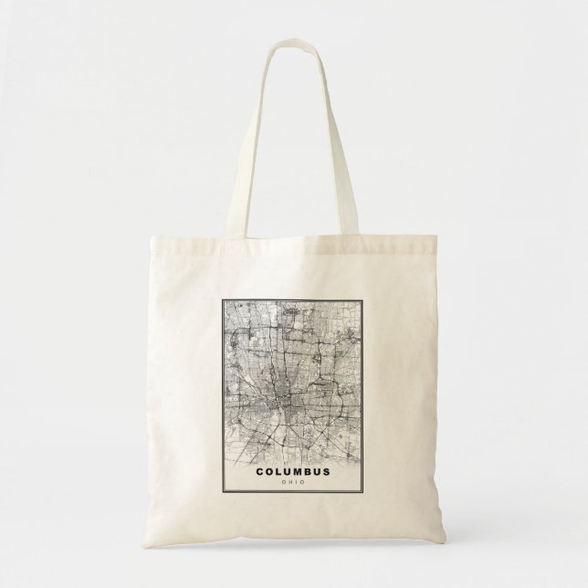 Tote Bag Carte de Columbus (Devant)