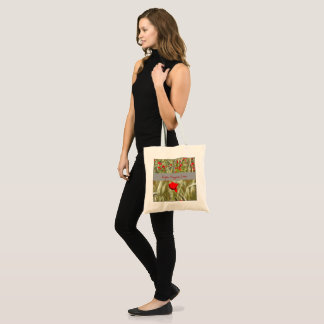 Tote Bag Carte de condoléances Espoir Prières Amour avec co