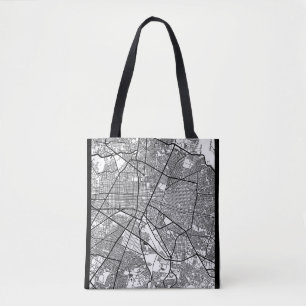 Tote Bag Carte de Guadalajara Mexique