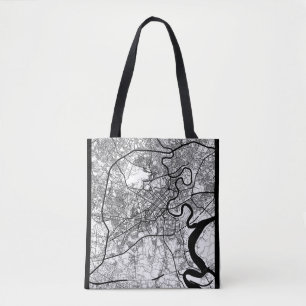 Tote Bag Carte de Hô Chi Minh-Ville Viêt Nam