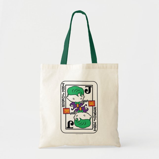 Tote Bag Carte de jeu Chibi Joker (Devant)