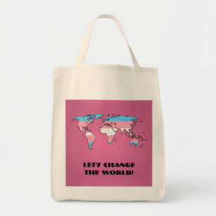 Tote Bag Carte de la fierté transgenre du monde