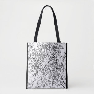 Tote Bag Carte de la ville de Bogor Indonésie