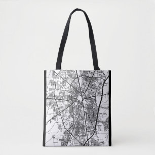 Tote Bag Carte de la ville de Gujranwala Pakistan