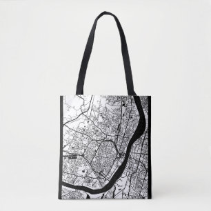 Tote Bag Carte de la ville de Howrah Bengale occidental