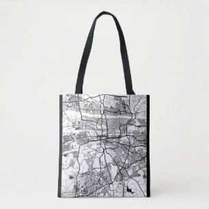 Tote Bag Carte de la ville de Pretoria Afrique du Sud