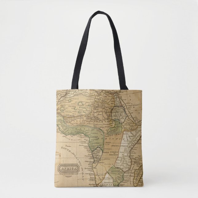 Tote Bag Carte de l'Afrique par Worcester (Devant)