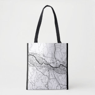 Tote Bag Carte de Lanzhou Chine