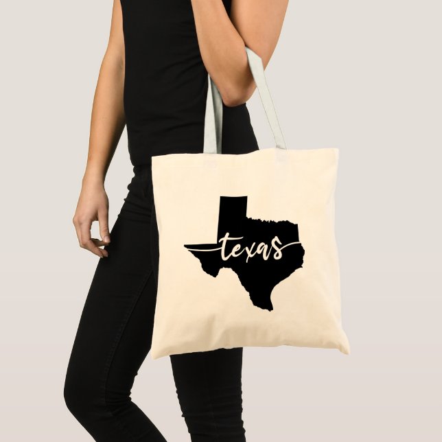 Tote Bag Carte de l'état du Texas USA (Devant (produit))