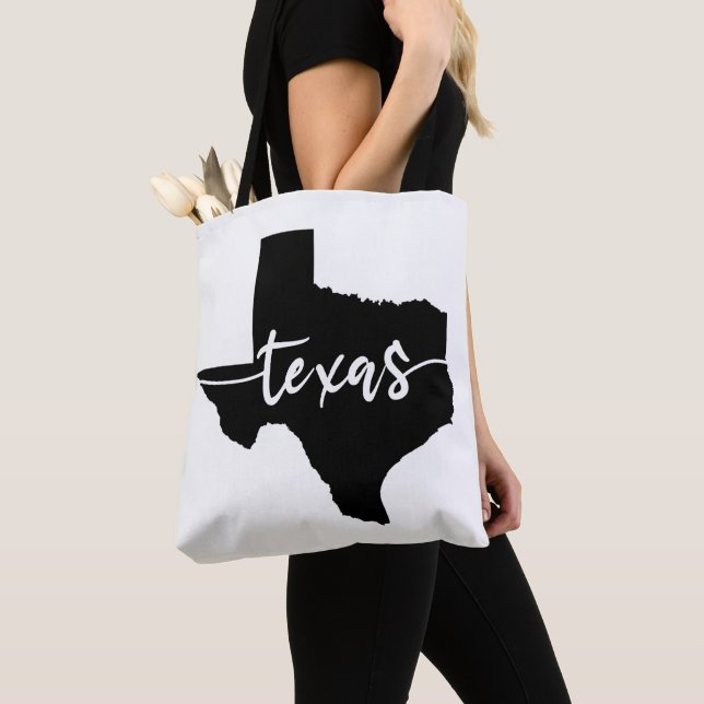 Tote Bag Carte de l'état du Texas USA (De près)