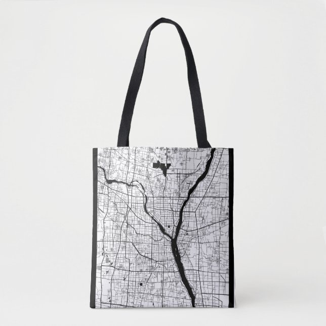Tote Bag Carte de Linyi Chine (Devant)