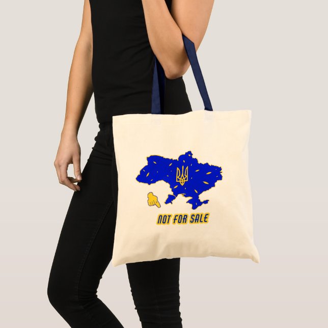 Tote Bag Carte de l'Ukraine (Devant (produit))
