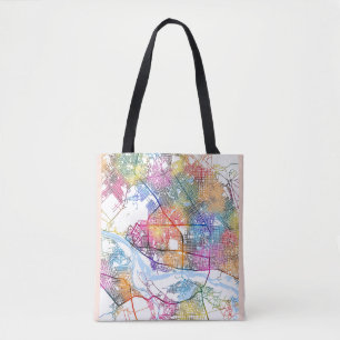 Tote Bag Carte de N'Djamena Tchad