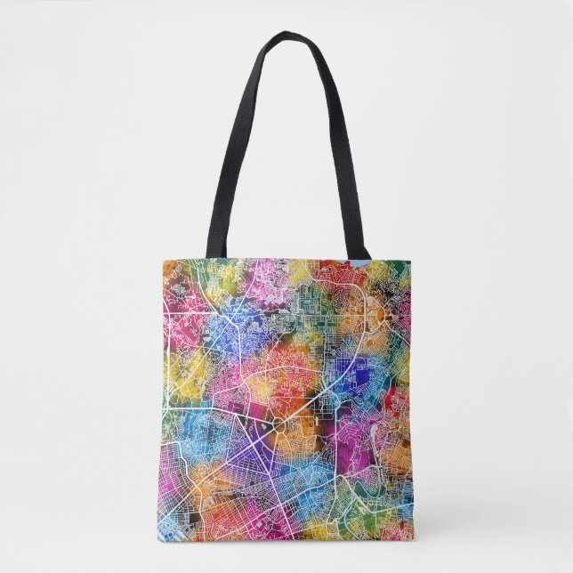 Tote Bag Carte de Quezon City Philippines (Devant)