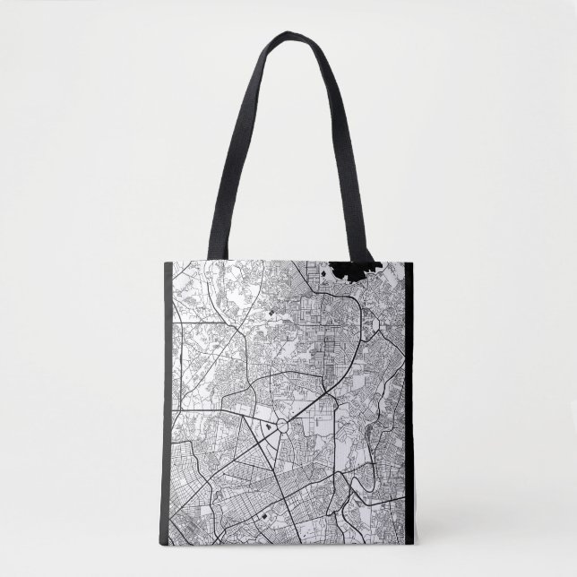 Tote Bag Carte de Quezon City Philippines (Devant)