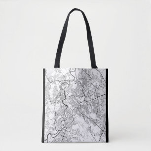 Tote Bag Carte de Rome Italie
