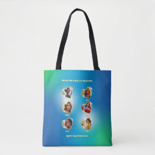 Tote Bag Carte de Saint Valentin pour un Bachelorette