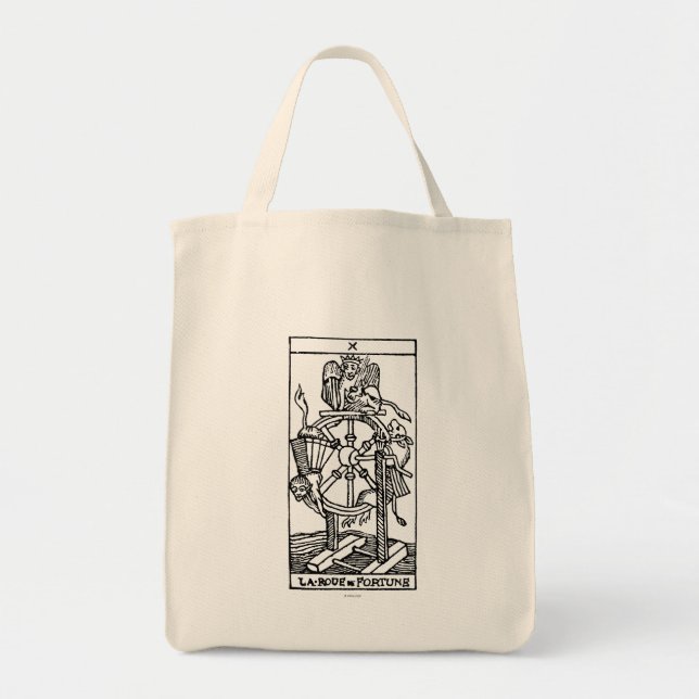 Tote Bag Carte de tarot : Fortune (Devant)