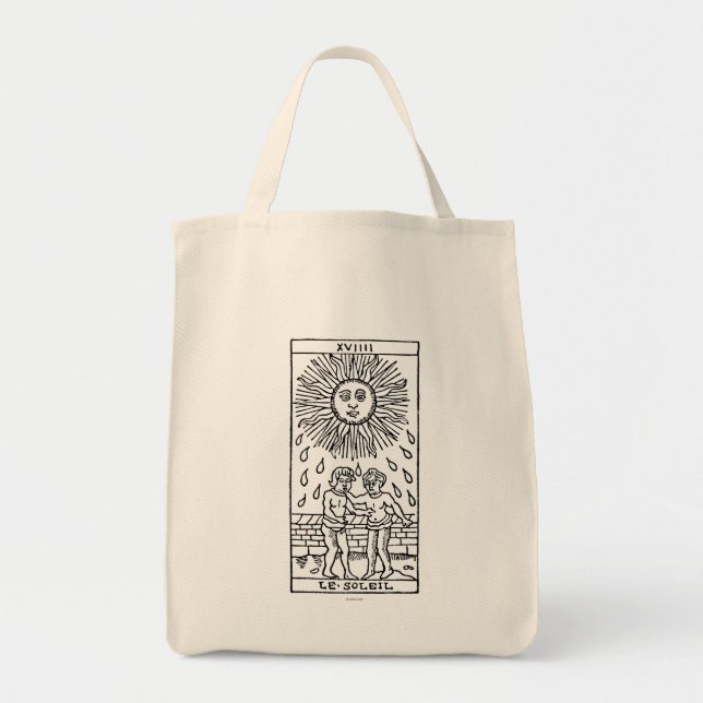 Tote Bag Carte de tarot : The Sun (Devant)