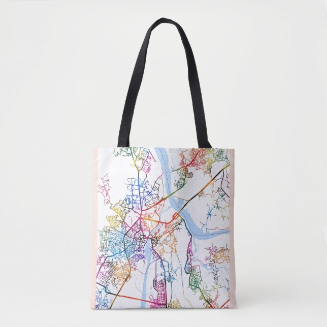 Tote Bag Carte de Thane Maharashtra (Devant)