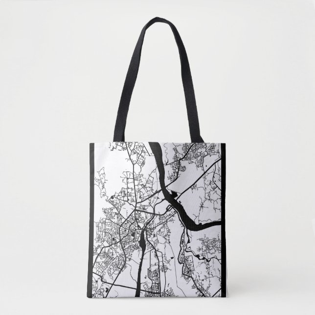Tote Bag Carte de Thane Maharashtra (Devant)