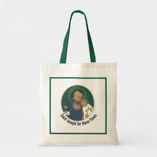 Tote Bag Carte de vœux plate St. Joseph pour ces temps