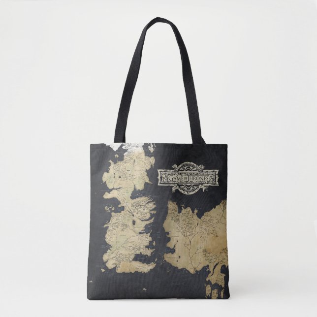 Tote Bag Carte de Westeros (Devant)