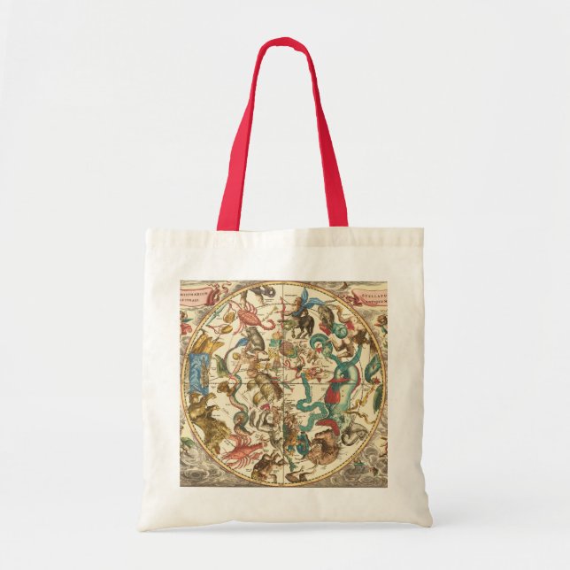 Tote Bag Carte du ciel de l'hémisphère sud de 1660, édition (Devant)