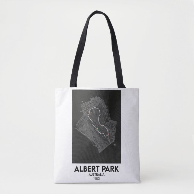 Tote Bag Carte du circuit australien MotoGP (Devant)