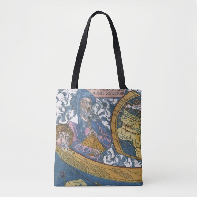 Tote Bag Carte du monde antique avec Claudius Ptolemy, 1507 (Devant)