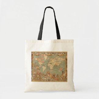 Tote Bag Carte du monde victorien Vintage de l'Empire brita